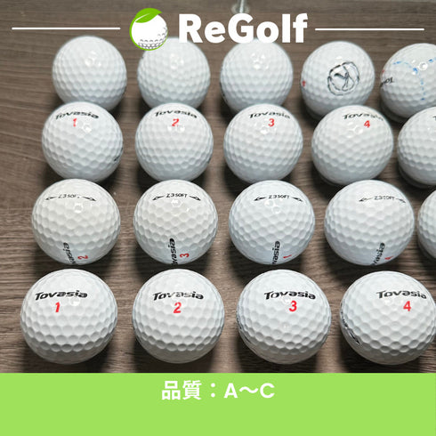 【中古】 ロストボール ゴルフライブ トバシア Z3 ソフト 20球 ACランク ゴルフボール リゴルフ